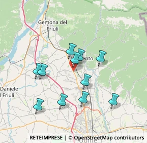 Mappa SS Pontebbana Km. 144+68 33017, 33019 Cassacco UD (6.28)