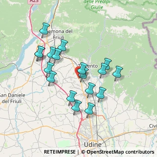 Mappa SS Pontebbana Km. 144+68 33017, 33019 Cassacco UD (6.57389)