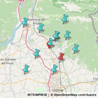 Mappa SS Pontebbana Km. 144+68 33017, 33019 Cassacco UD (6.91583)