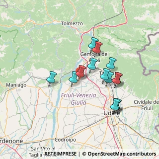 Mappa Via Campos, 33030 Majano UD, Italia (12.50357)