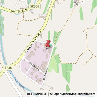 Mappa Via Merano, 14, 33045 Nimis, Udine (Friuli-Venezia Giulia)