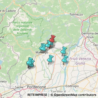 Mappa 33092 Cavasso Nuovo PN, Italia (11.005833333333)