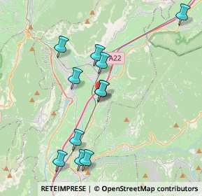 Mappa Via Brennero, 38010 San Michele all'Adige TN, Italia (3.86727)