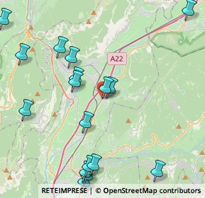 Mappa Via Brennero, 38010 San Michele all'Adige TN, Italia (5.7275)