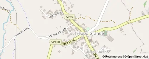 Mappa Treppo Grande