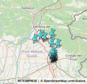 Mappa Piazza G. Marconi, 33010 Treppo Grande UD, Italia (11.6235)