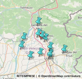 Mappa Piazza G. Marconi, 33010 Treppo Grande UD, Italia (11.6)