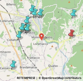 Mappa Via del Roccolo, 33017 Tarcento UD, Italia (2.35333)