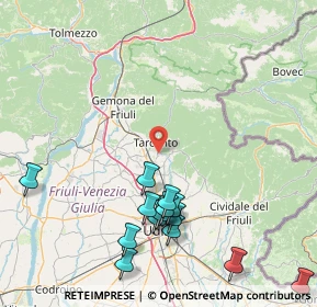 Mappa Via del Roccolo, 33017 Tarcento UD, Italia (19.37)