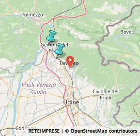 Mappa Via del Roccolo, 33017 Tarcento UD, Italia (67.84)