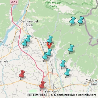 Mappa Via del Roccolo, 33017 Tarcento UD, Italia (8.89333)