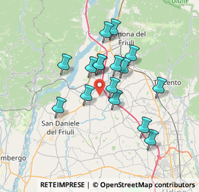 Mappa Via Tonzolano, 33030 Majano UD, Italia (5.69)