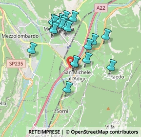 Mappa Grumo, 38010 San Michele all'Adige TN, Italia (1.7595)