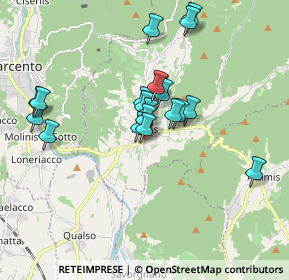 Mappa Via Ariis di Sotto, 33045 Nimis UD, Italia (1.5245)