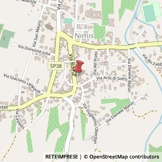 Mappa Via Roma, 61, 33045 Nimis, Udine (Friuli-Venezia Giulia)
