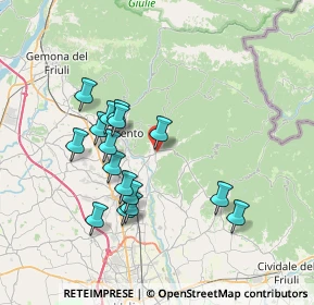 Mappa Via Ariis di Sotto, 33045 Nimis UD, Italia (6.68688)