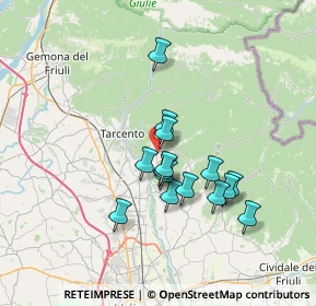 Mappa Via Ariis di Sotto, 33045 Nimis UD, Italia (5.67067)