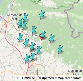 Mappa Via Ariis di Sotto, 33045 Nimis UD, Italia (6.74533)