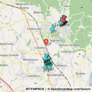 Mappa Via Casali Pividori, 33017 Tarcento UD, Italia (2.0775)