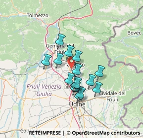 Mappa Via Casali Pividori, 33017 Tarcento UD, Italia (9.90267)