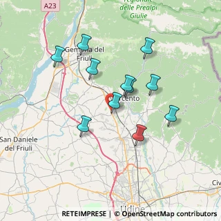 Mappa Via Pontebbana, 33017 Tarcento UD, Italia (6.38)