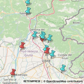 Mappa Via Pontebbana, 33017 Tarcento UD, Italia (16.08083)