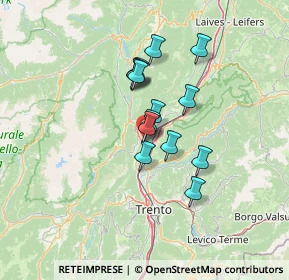 Mappa Località della Rupe, 38017 Mezzolombardo TN, Italia (9.63286)