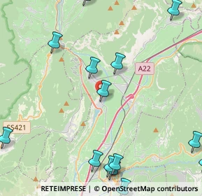 Mappa Località della Rupe, 38017 Mezzolombardo TN, Italia (6.57056)