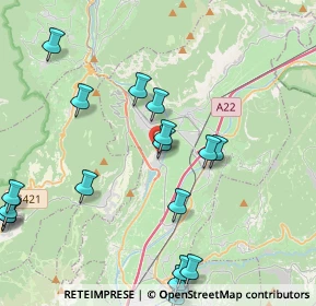 Mappa Località della Rupe, 38017 Mezzolombardo TN, Italia (5.3235)