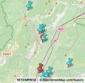 Mappa Località della Rupe, 38017 Mezzolombardo TN, Italia (5.54333)