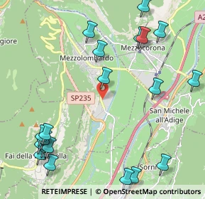 Mappa Località della Rupe, 38017 Mezzolombardo TN, Italia (2.7825)