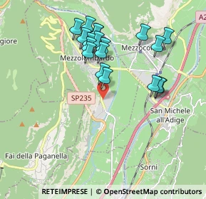 Mappa Località della Rupe, 38017 Mezzolombardo TN, Italia (1.81947)