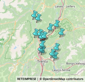 Mappa Via G. Postal, 38010 San Michele All'adige TN, Italia (9.0425)