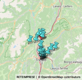 Mappa Via G. Postal, 38010 San Michele All'adige TN, Italia (10.079)