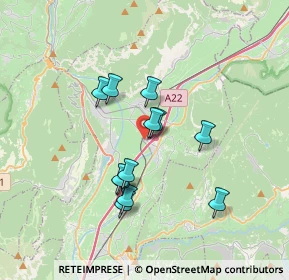 Mappa Via G. Postal, 38010 San Michele All'adige TN, Italia (2.88083)