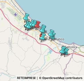 Mappa Via Grotta, 47843 Misano Adriatico RN, Italia (2.95125)