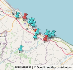 Mappa Via Grotta, 47843 Misano Adriatico RN, Italia (5.685)