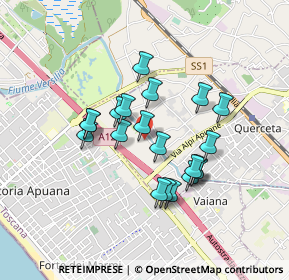 Mappa Via Ciocche, 55047 Forte dei Marmi LU, Italia (0.737)