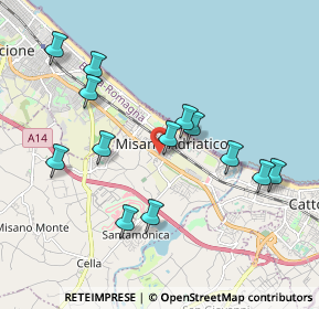 Mappa SS16, 47843 Misano Adriatico RN, Italia (1.96538)