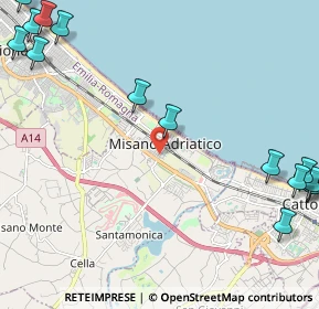 Mappa Via Nino Bixio, 47843 Misano Adriatico RN, Italia (3.47867)