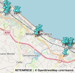 Mappa Via Nino Bixio, 47843 Misano Adriatico RN, Italia (3.20842)