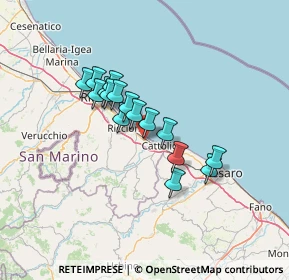 Mappa Via Nino Bixio, 47843 Misano Adriatico RN, Italia (10.35813)