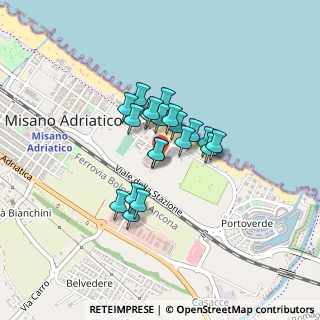Mappa Via Massimo D'Azeglio, 47843 Misano Adriatico RN, Italia (0.28)