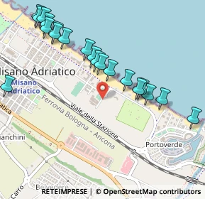 Mappa Via Massimo D'Azeglio, 47843 Misano Adriatico RN, Italia (0.5825)