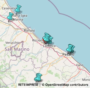 Mappa Via Massimo D'Azeglio, 47843 Misano Adriatico RN, Italia (16.94583)