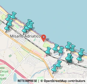 Mappa MISANO Provincia di Rimini IT, 47843 Misano Adriatico RN, Italia (1.3315)