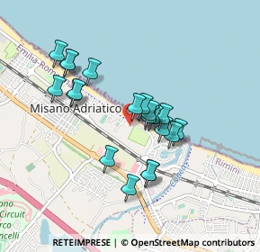 Mappa MISANO Provincia di Rimini IT, 47843 Misano Adriatico RN, Italia (0.767)