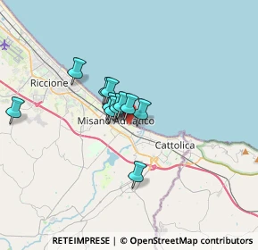 Mappa MISANO Provincia di Rimini IT, 47843 Misano Adriatico RN, Italia (2.24545)