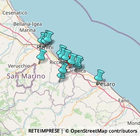 Mappa MISANO Provincia di Rimini IT, 47843 Misano Adriatico RN, Italia (8.93071)