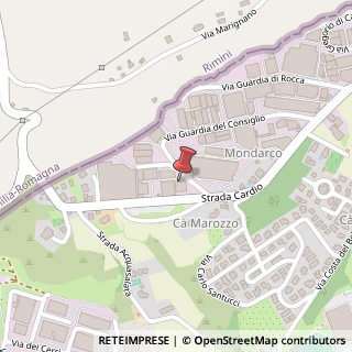Mappa Strada Tane di Baragone, 9, 47899 Rimini, Rimini (Emilia Romagna)